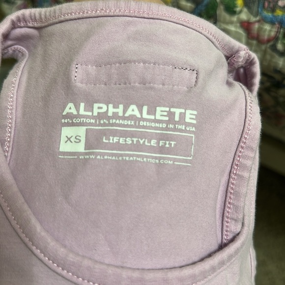 Alphalete LifeStyle Fit Cropped Tank Top Racerback Workout Women's XS - Picture 4 of 4